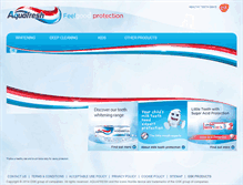 Tablet Screenshot of myaquafresh.co.za